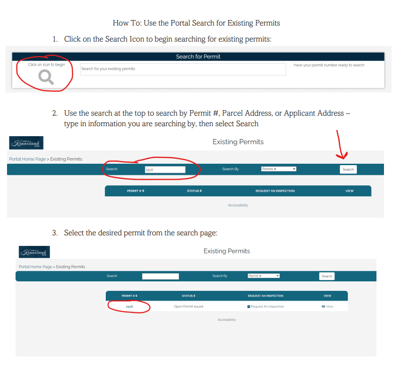 Click to Learn How to Use the new iWorQ Portal to Search for Existing Permits  Opens in new window